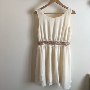Cream Dress